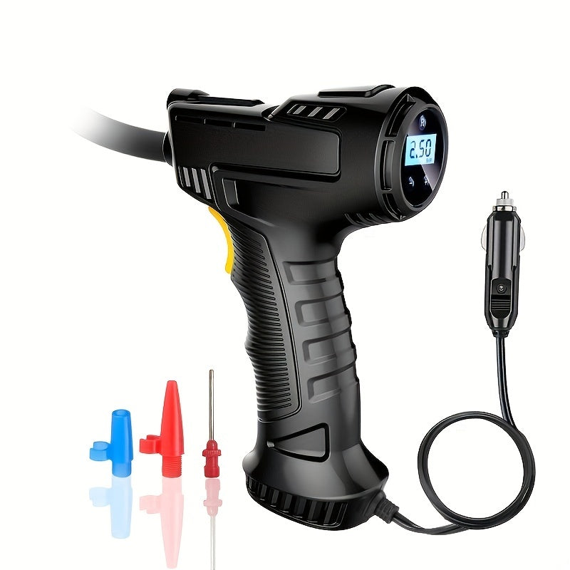 120W Air Compressor Inflatable Pump Portable Air Pump Car Tire Inflator Digital For Car Bicycle Balls