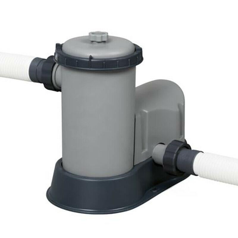 bestway 1500 gph filter pump for kid above ground swimming pool 58390e cartridge