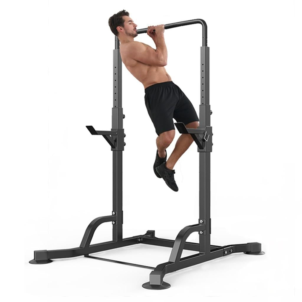 Pgyong Multifunctional Adjustable Power Rack Exercise Horizontal Bar Pull-up Squat Stand for Home Gym Fitness