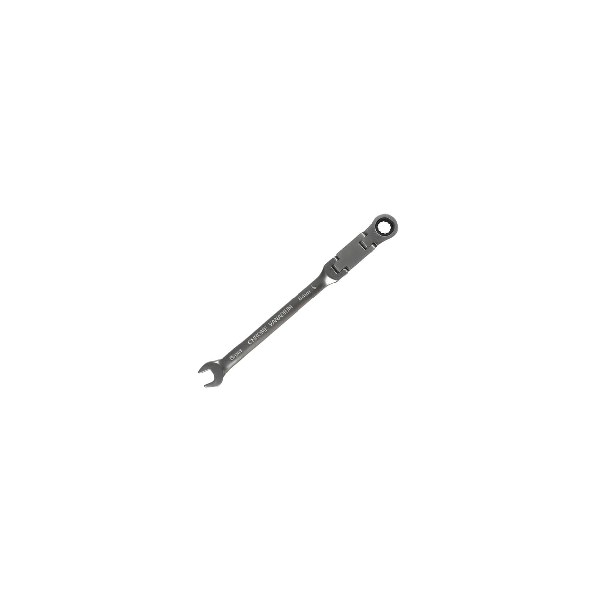 180° Flexible Head Ratchet Wrench Deep Offset 8-19mm Combination Dual-purpose Ratchet Tool Repair Ratchet Combination Set Car Hand Tools