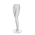 Female Trouser Form with Abstract Foot &amp; Removable Heel - Matte White