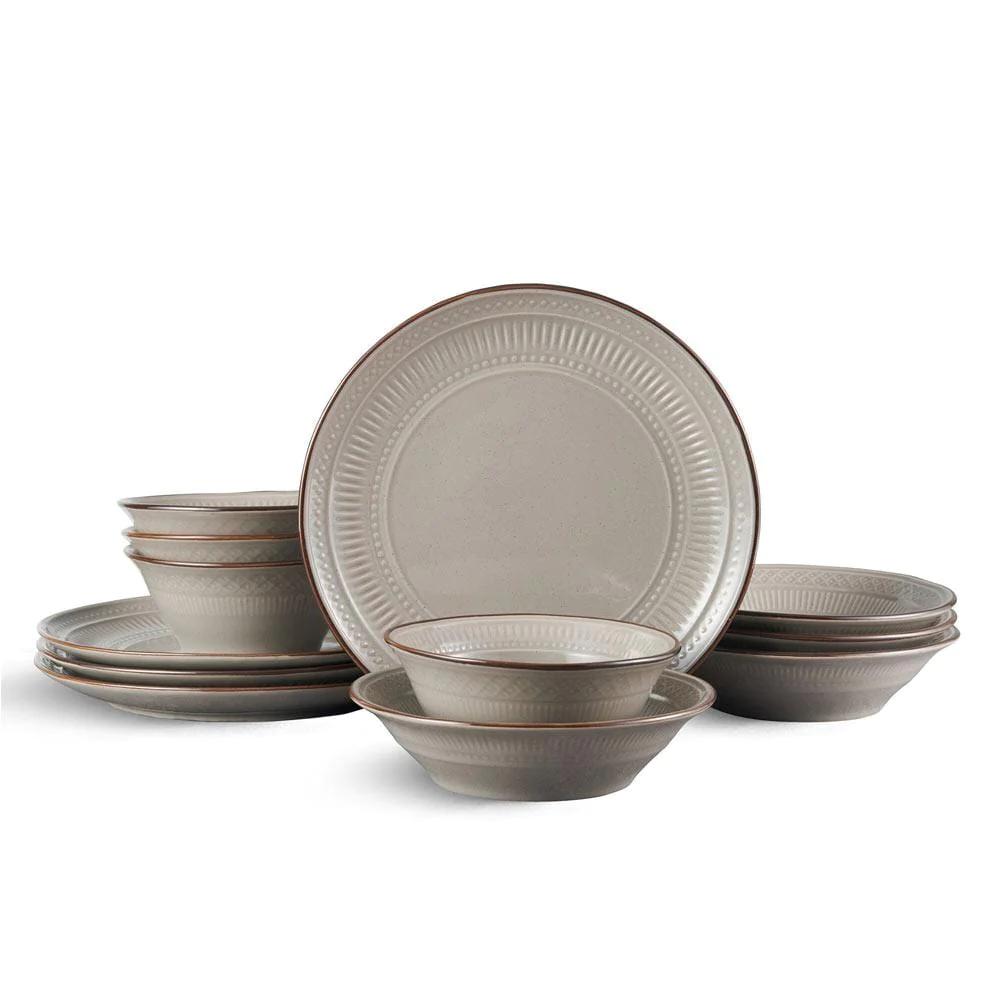 Easton 12 Piece Dinnerware Set, Service for 4