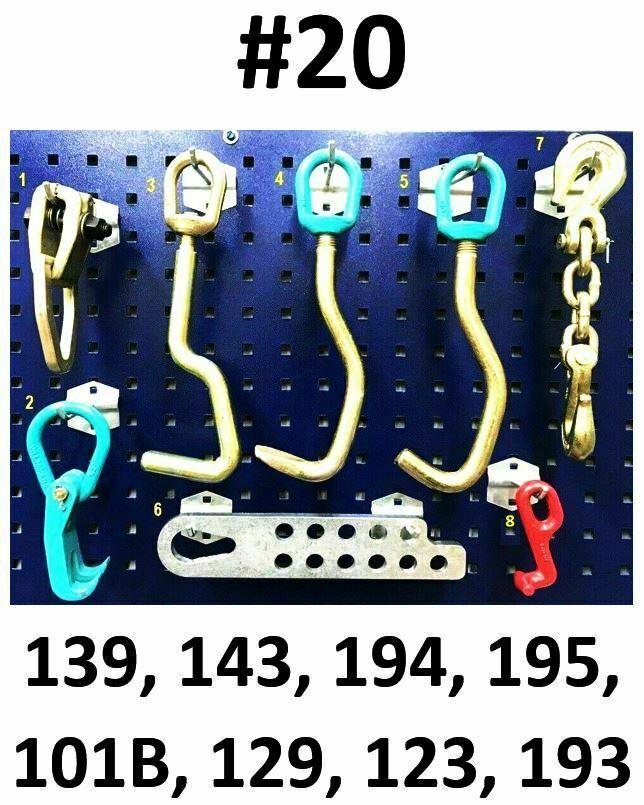 SET#20 AUTO BODY FRAME MACHINE MO Clamp style Sheet Metal Hook TOOL PLATE CLAMP