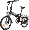 ANCHEER Folding Electric Bike Ebike, 20 Inch Electric Bicycle with 36V 8Ah Removable Lithium-Ion Battery, Ebike with 250W Motor and 7 Speed Gears