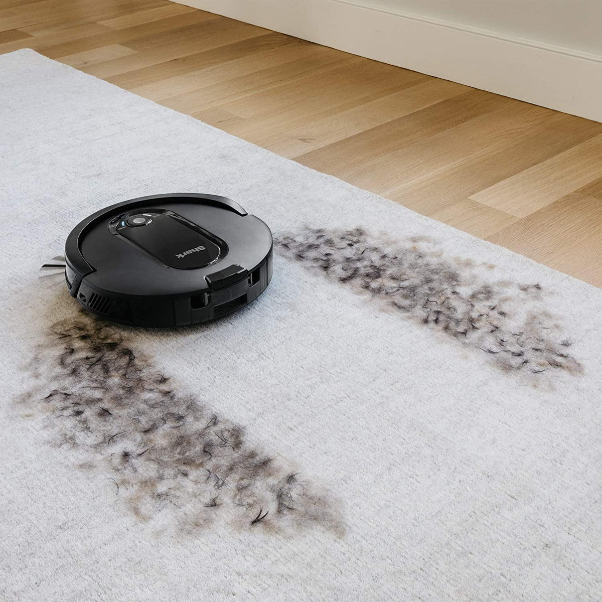 Shark IQ RV1001, Wi-Fi Connected, Home Mapping Robot Vacuum, Without Auto-Empty dock, Black