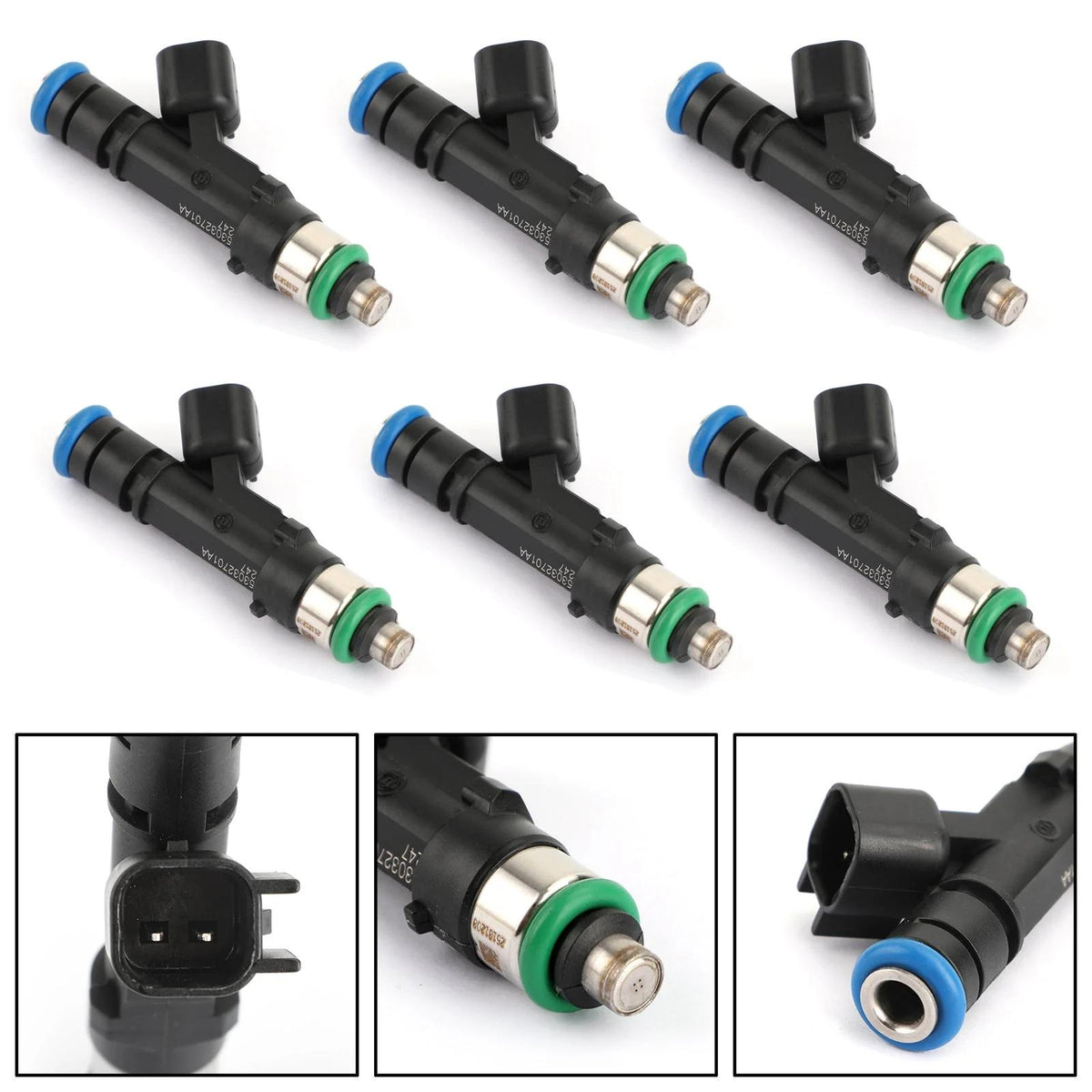2005-2010 Jeep Grand Cherokee 6CPS Fuel Injectors 0280158020 81212145 53032701AA RL032701AA Generic