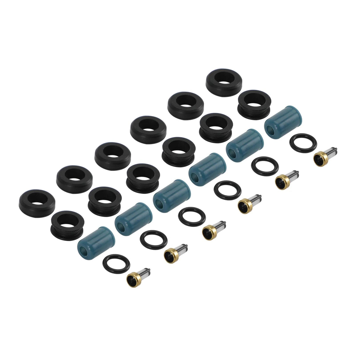 Toyota Truck 4 Runner 1988-1995 3.0L 3VZE 6PCS Fuel Injectors Repair Seal Rebuild Kit 23209-65020 23250-65020 195500-5400 Generic