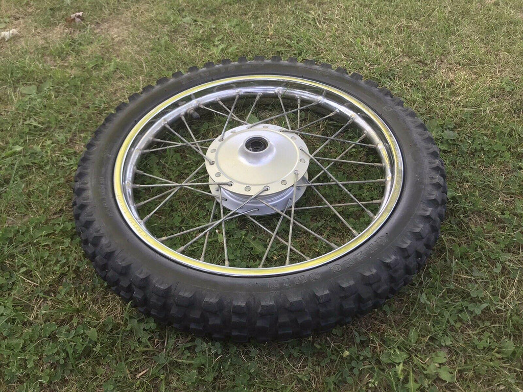 2000-2007  TTR-90 Front Wheel Rim Tire Hub Straight Araya 14闁 Spokes Used