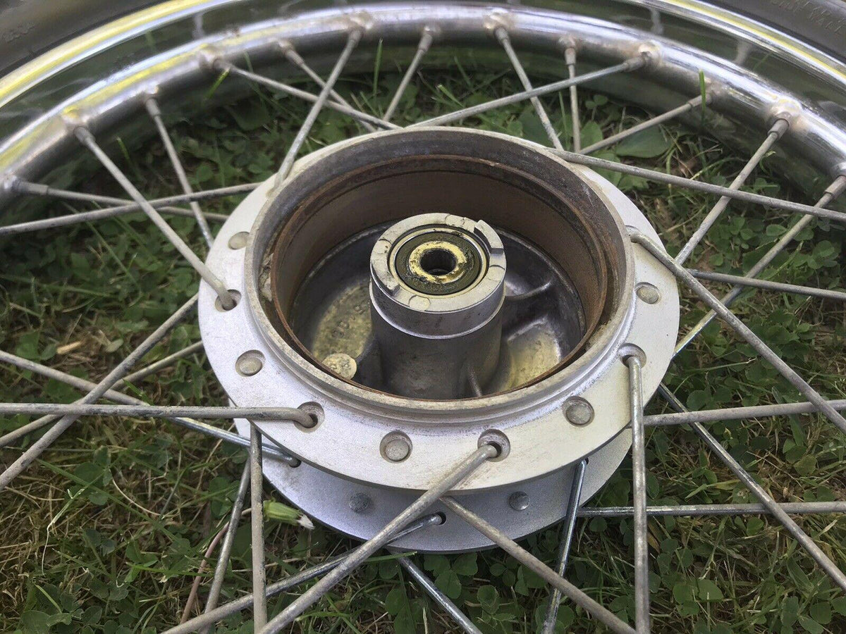 2000-2007  TTR-90 Front Wheel Rim Tire Hub Straight Araya 14闁 Spokes Used