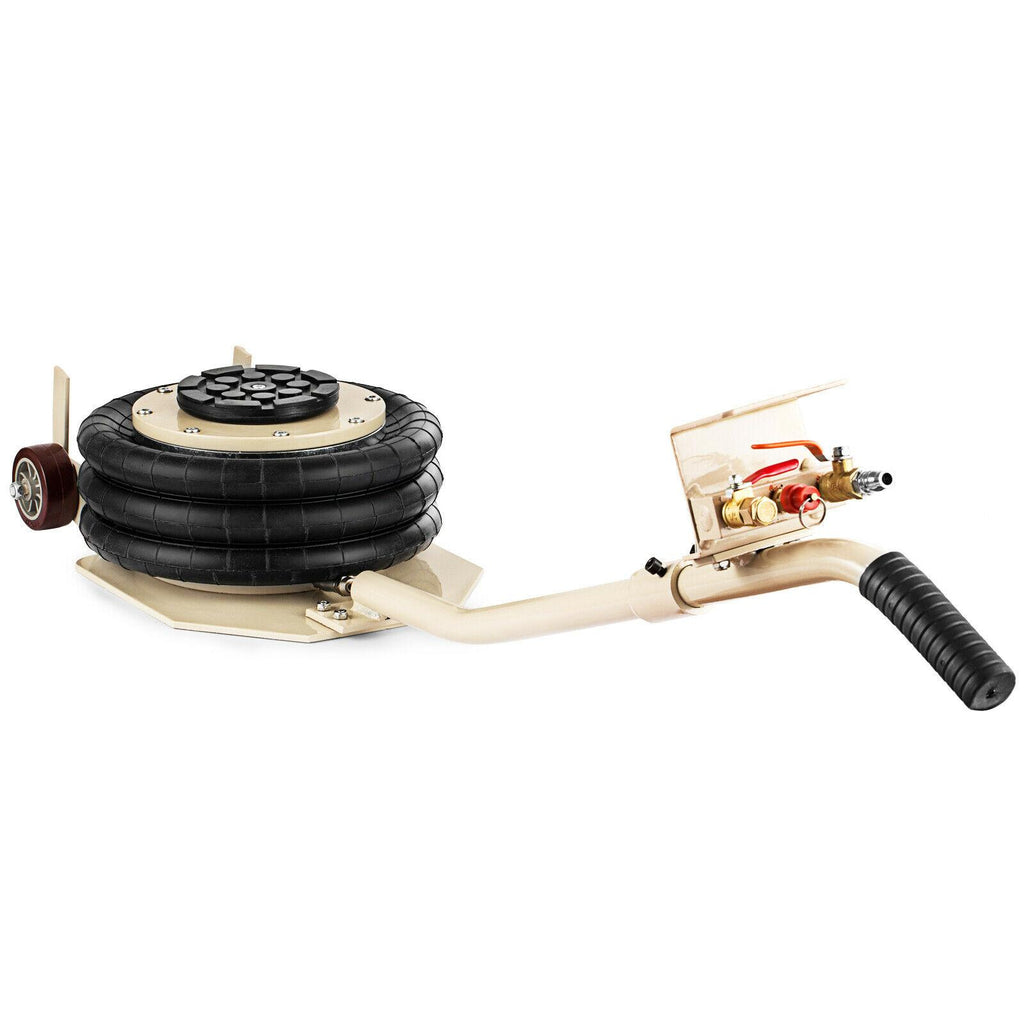 Triple Bag Air Jack 3 Ton 6600lbs Pneumatic Car Jack Lift Height Up to 16 Inch