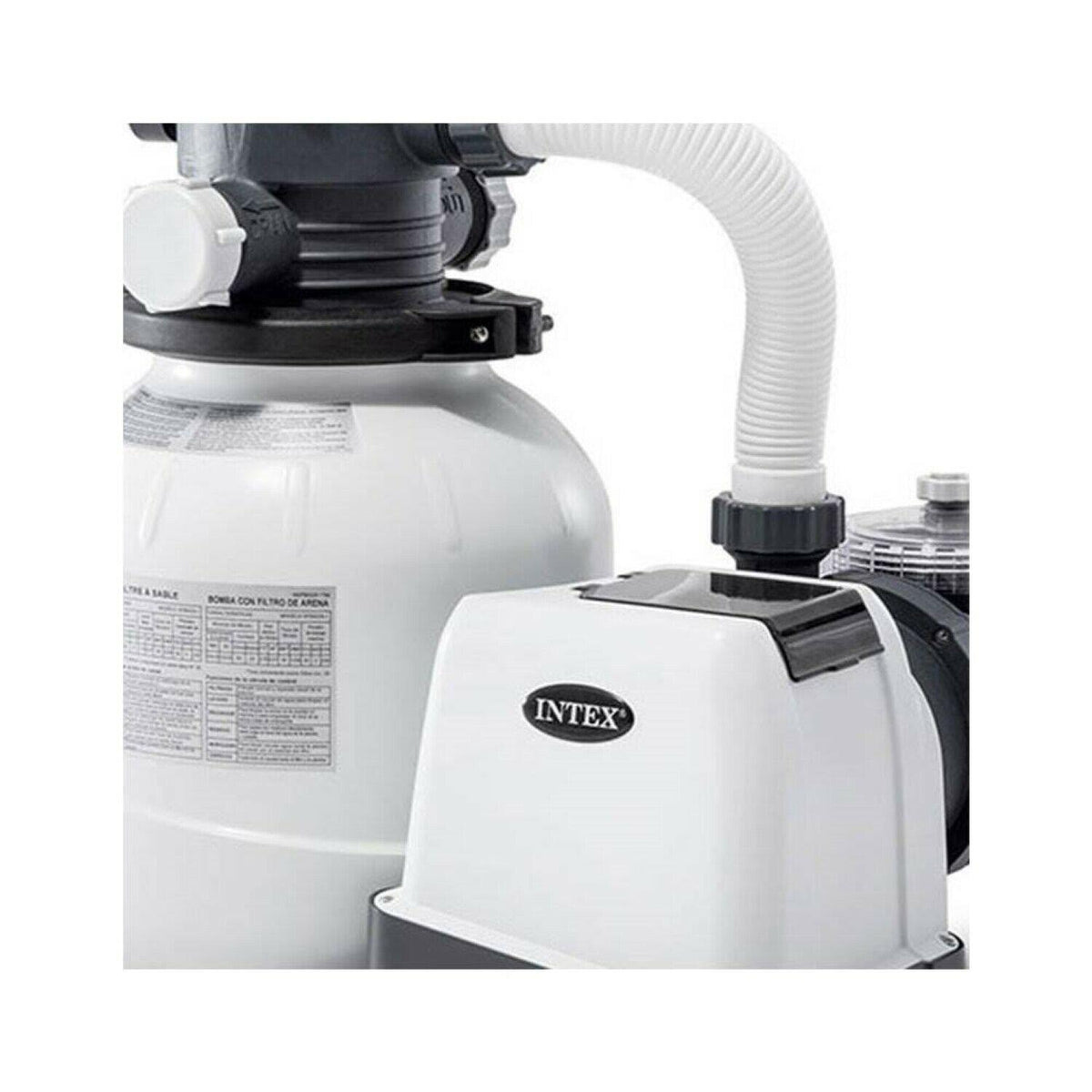 intex 26645eg 2100 gph above ground pool sand filter pump with automatic timer