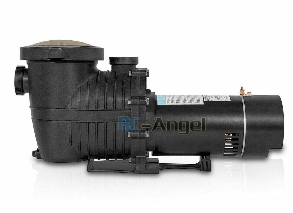1.5hp 2 speed 230v 1.5" npt inground swimming pool pump motor w/strainer hayward