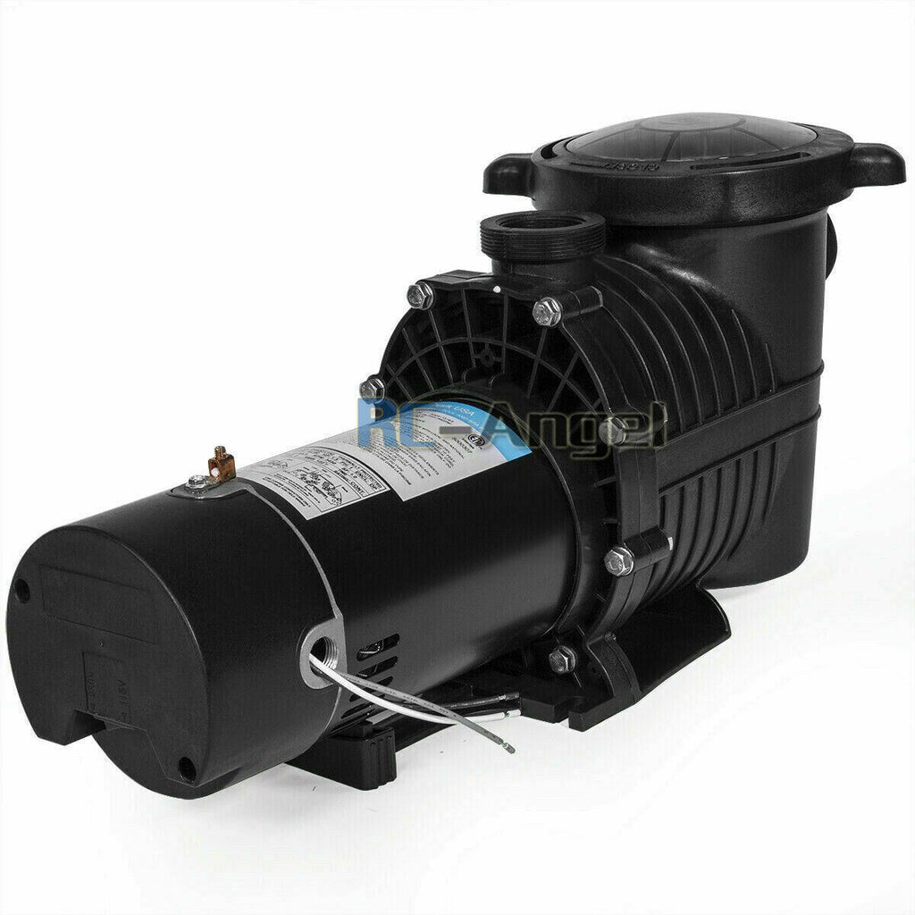 2hp 2 speed 230v 1.5" npt inground swimming pool pump motor w/strainer hayward