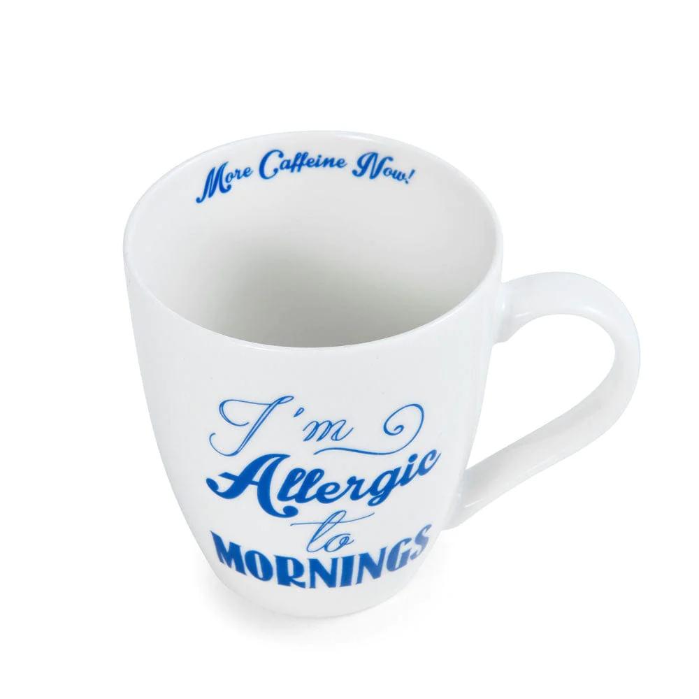 Sentiment Mugs Im Allergic To Mornings Mug