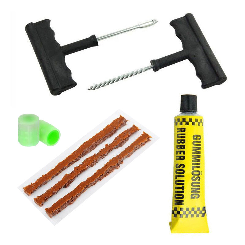 Car Bicycle Tire Repair Tool Set Vacuum Tire Electric Vehicle Emergency Tire Repair Rubber Strip Tool Tire Repair Rubber Strip