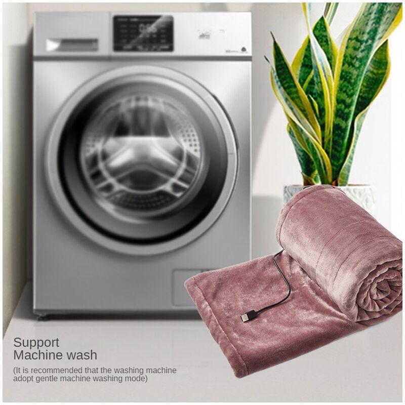 Electric blanket, heating blanket, machine washable, 5V USB portable electric blanket, intelligent fast heating thermostat -(160*80cm) grey