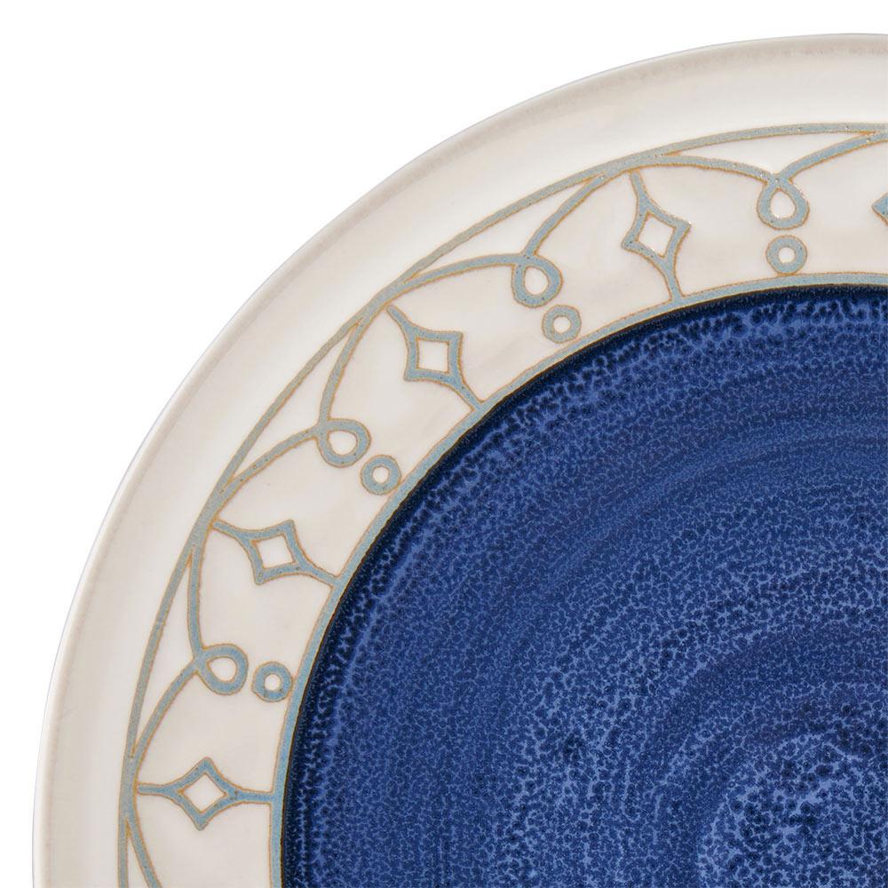 Remi Blue 16 Piece Dinnerware Set, Service for 4