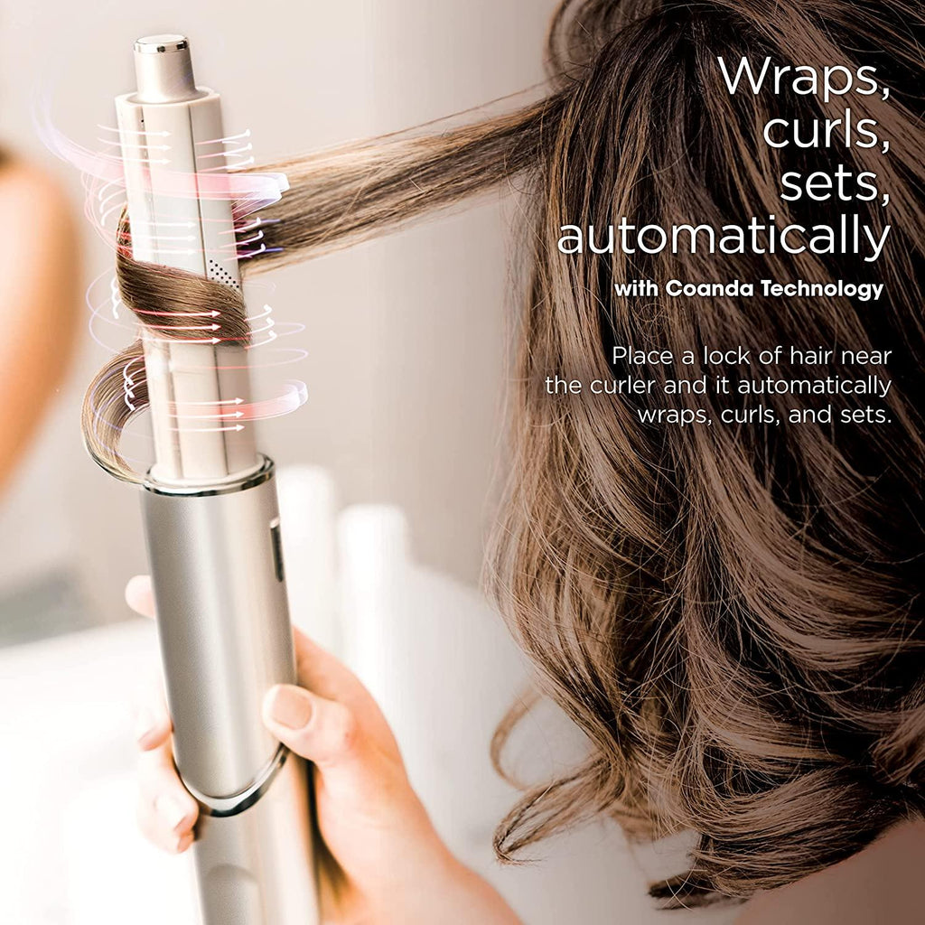 Shark HD430 FlexStyle Air Styling &amp; Drying System, Powerful Hair Blow Dryer &amp; Multi-Styler with Auto-Wrap Curlers, Paddle Brush, Oval Brush, Concentrator Attachment, Stone