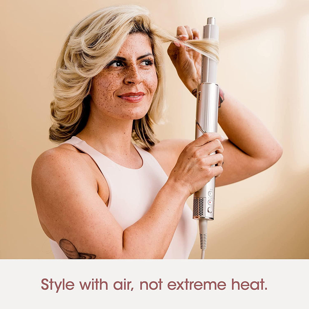 Shark HD430 FlexStyle Air Styling &amp; Drying System, Powerful Hair Blow Dryer &amp; Multi-Styler with Auto-Wrap Curlers, Paddle Brush, Oval Brush, Concentrator Attachment, Stone