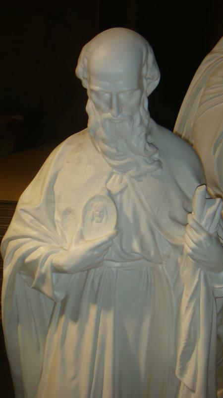 60" ST. JUDE larreligious outdoor fiberglass statue