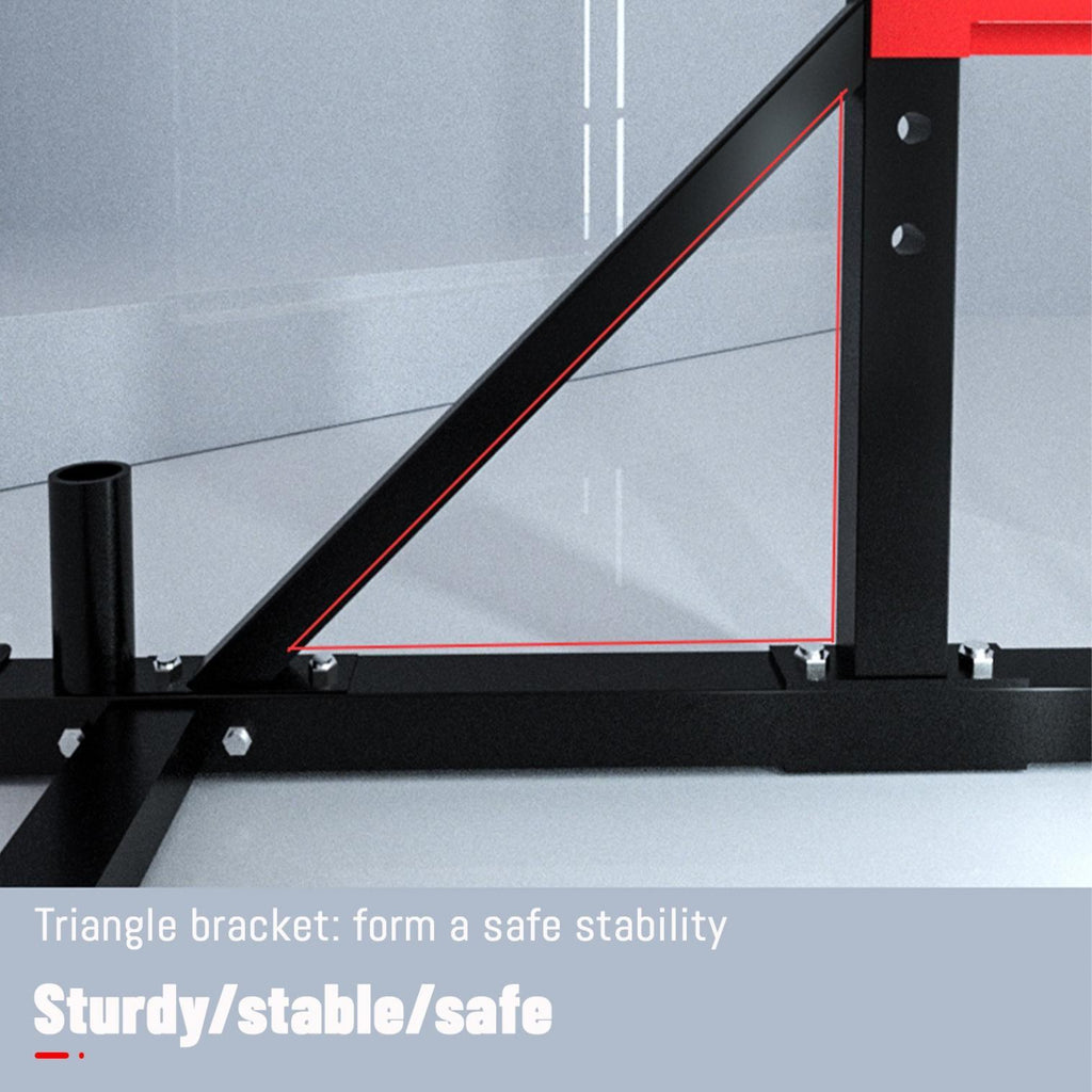 Yotoy Multifunctional Pull-ups Zones Squat Stand Rack Power Cage, Barbell Rack
