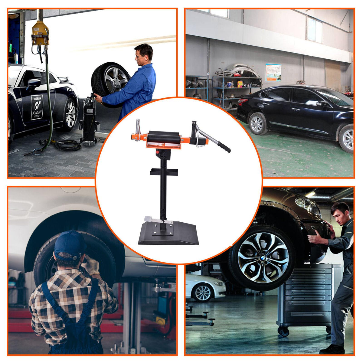 Heavy Duty Manual Car Light Truck Tire Spreader Tire Changer Repair Tires Tool