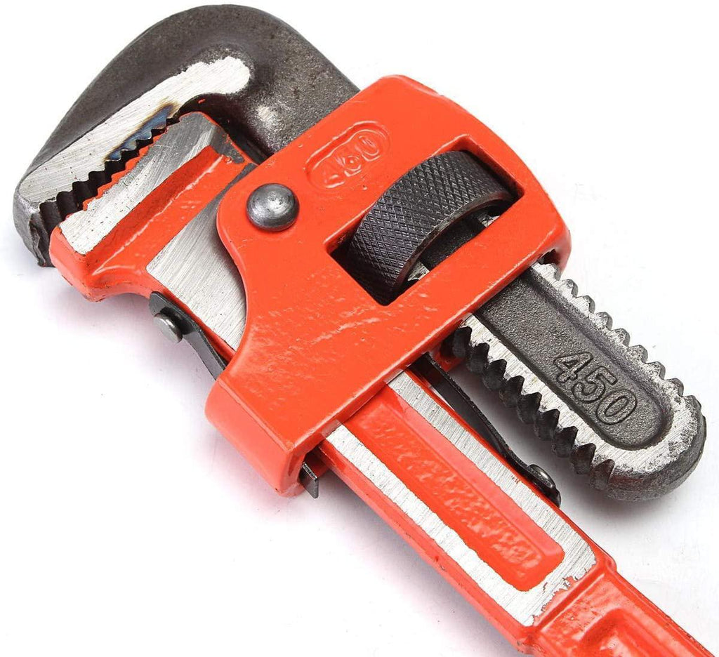 HAND TOOLS Spanners Wrenches Hand Tools 3Pcs Heavy Duty Pipe Wrench Adjustable Set 14inch 18inch 24inch Monkey Soft Grip Hand Tools wrenches set