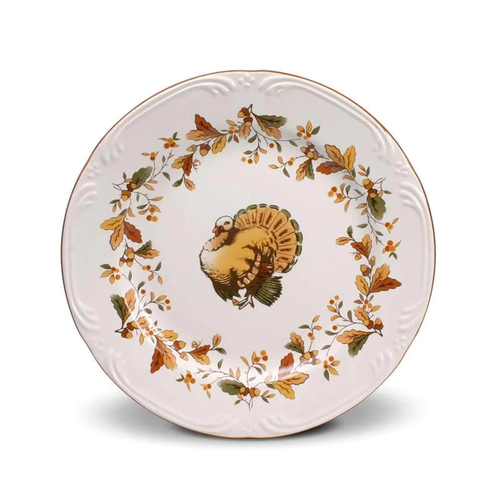 Autumn Berry Set of 8 Turkey Salad Plates
