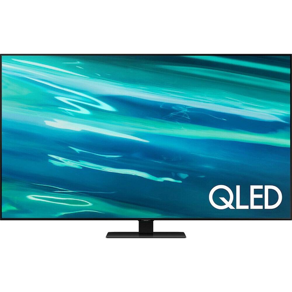 samsung qn75q80aa 75 inch qled 4k smart tv (2021) with premium extended protecti