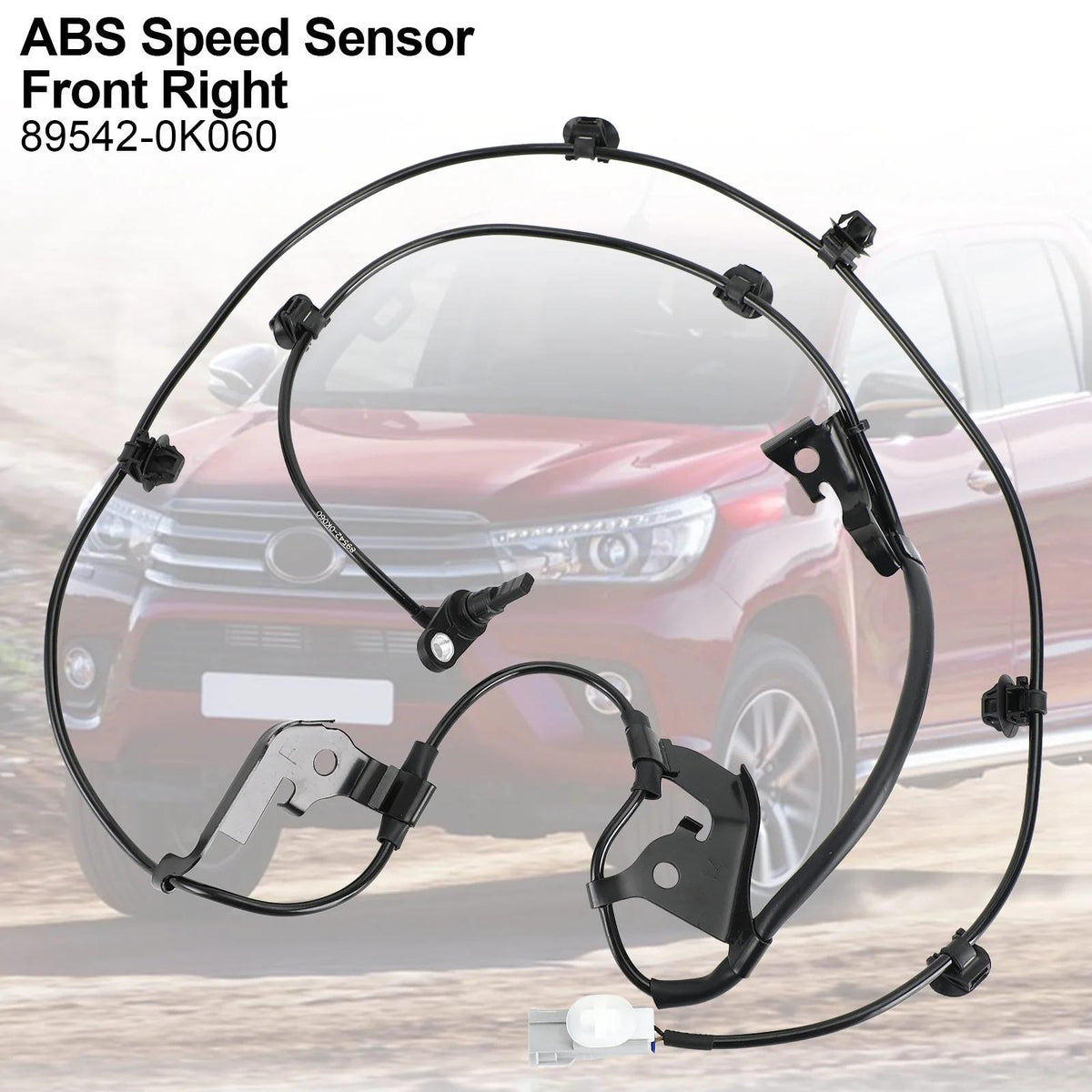 Toyota Hilux Viii Pickup 2015+ ABS Speed Sensor Front Right for 89542-0K060 Generic