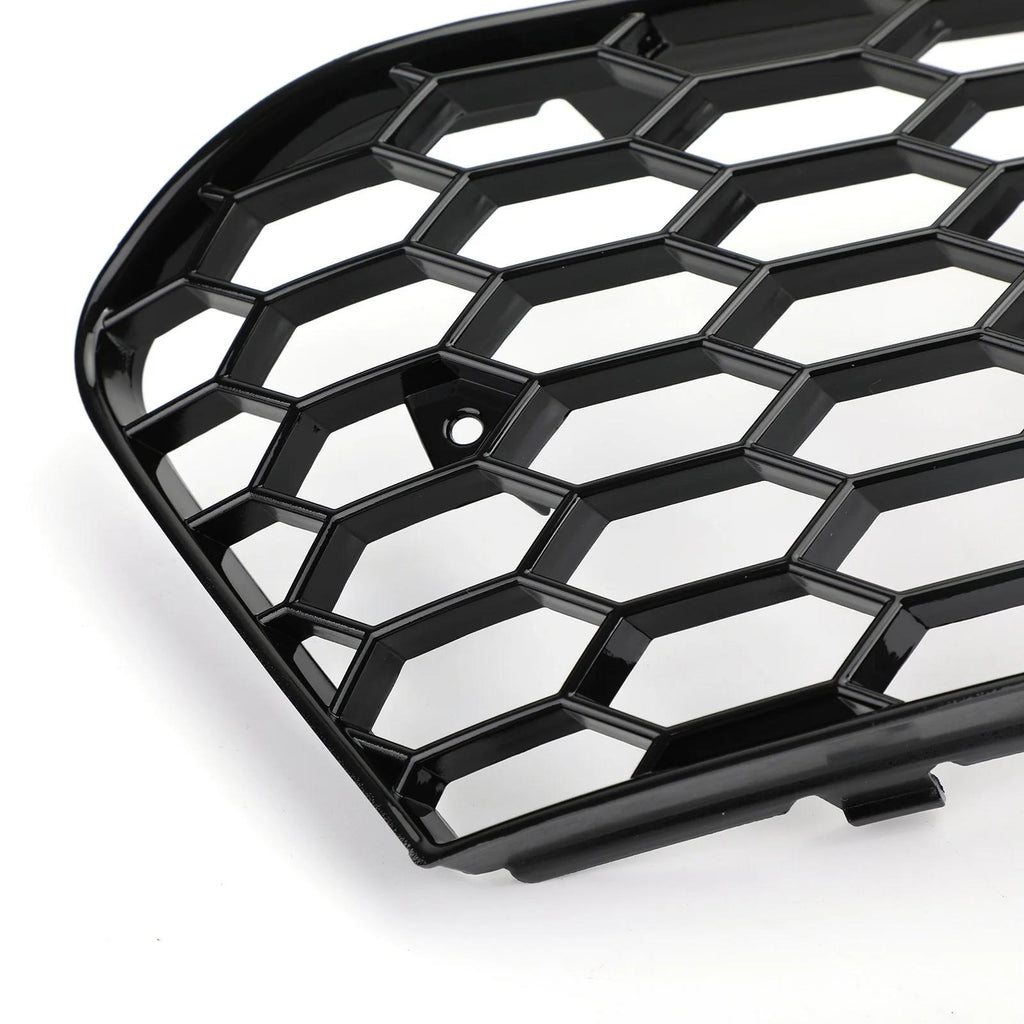 Pair Honeycomb Mesh Fog Light Open Vent Grill Intake For Audi A4 B8 2009-2012 Generic