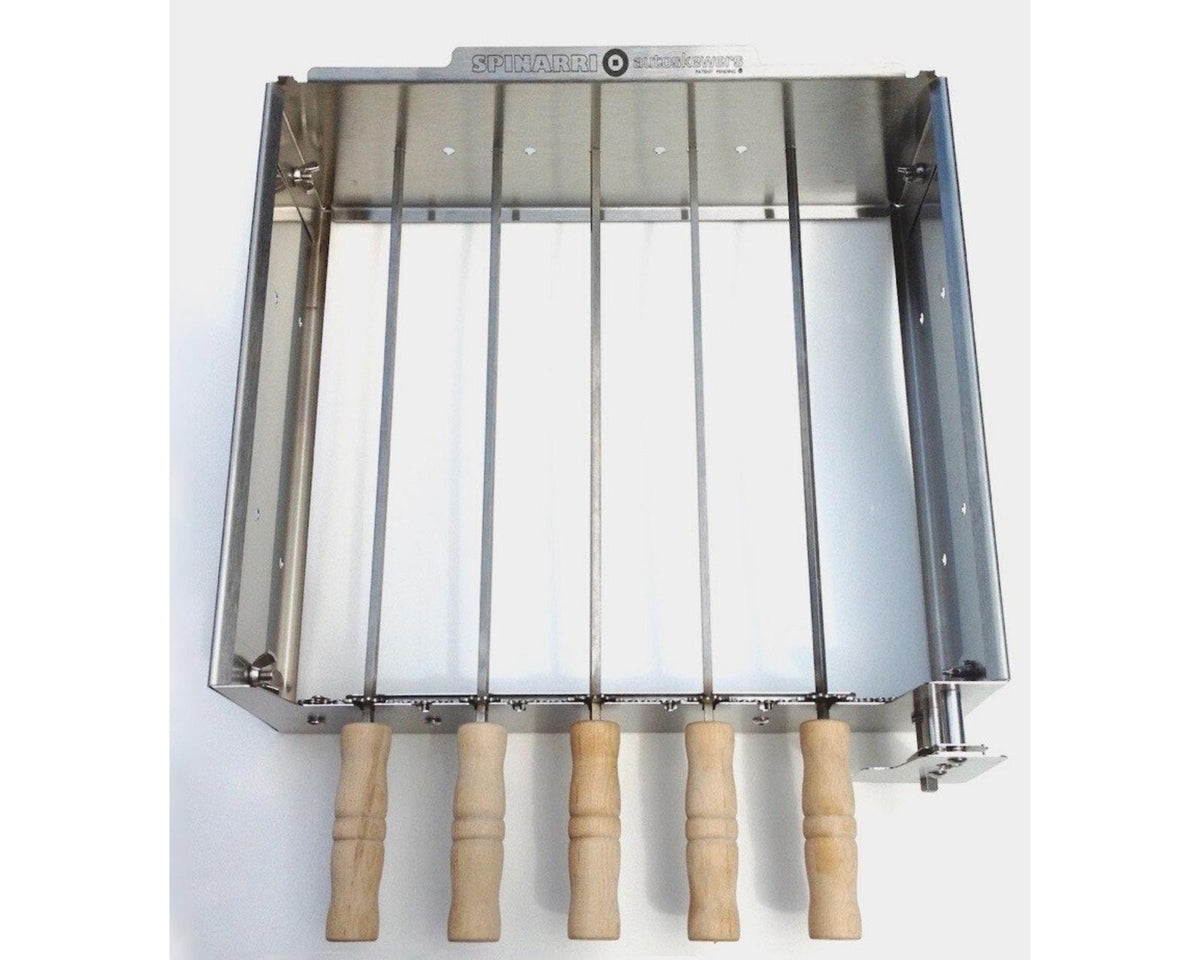 543 -Motorized kebob skewers for your existing gas / charcoal BBQ grill