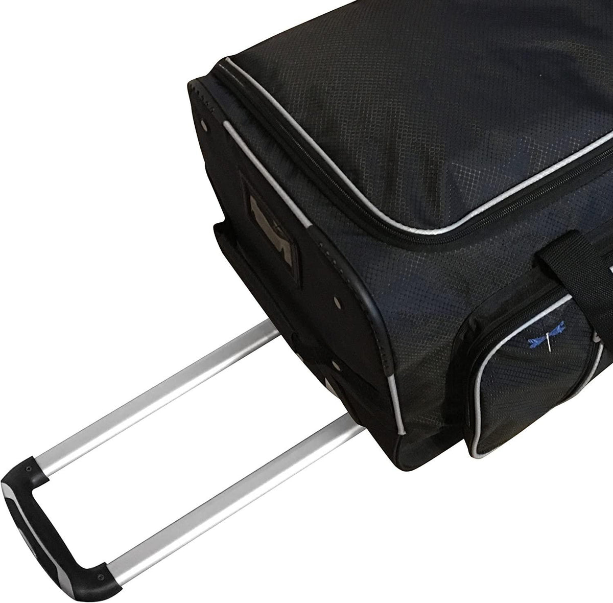23 Inch Garment Rack Duffel with Wheels, Black/Gray