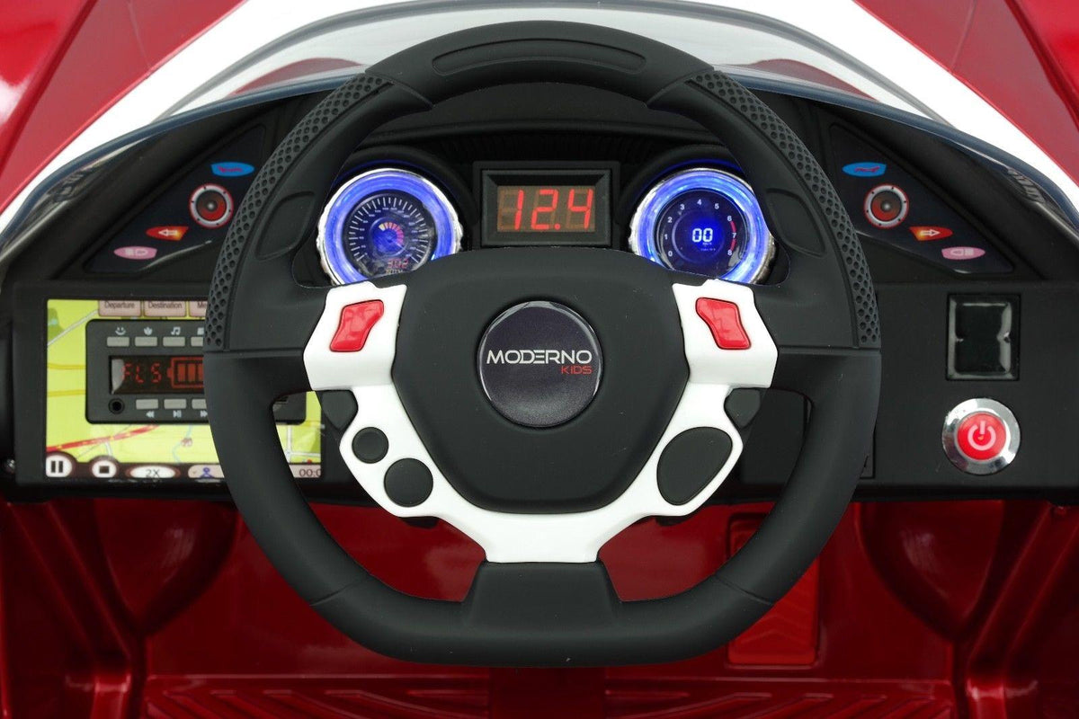 CarZ4KidS SPIDER GT 12V ELECTTRIC KIDS RIDE ON TOY CAR BATTERY POWERED LED WHEELS PARENTAL REMOTE MP3 PLAYER  | CHERRY RED