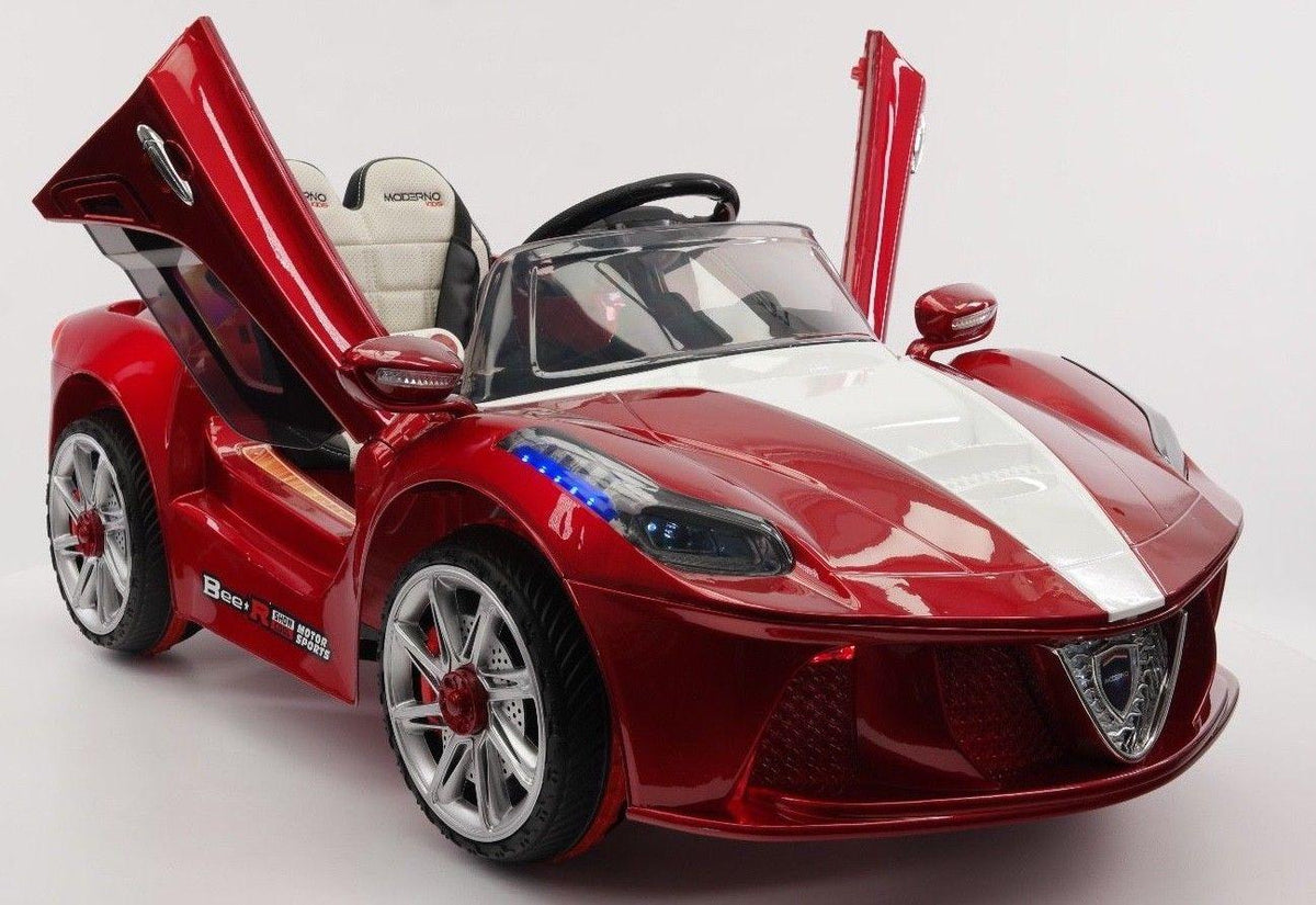CarZ4KidS SPIDER GT 12V ELECTTRIC KIDS RIDE ON TOY CAR BATTERY POWERED LED WHEELS PARENTAL REMOTE MP3 PLAYER  | CHERRY RED