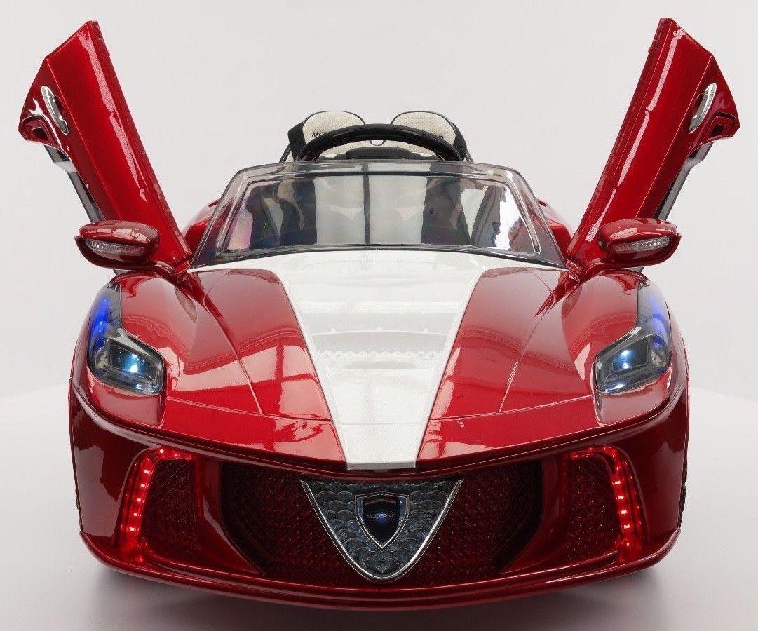 CarZ4KidS SPIDER GT 12V ELECTTRIC KIDS RIDE ON TOY CAR BATTERY POWERED LED WHEELS PARENTAL REMOTE MP3 PLAYER  | CHERRY RED