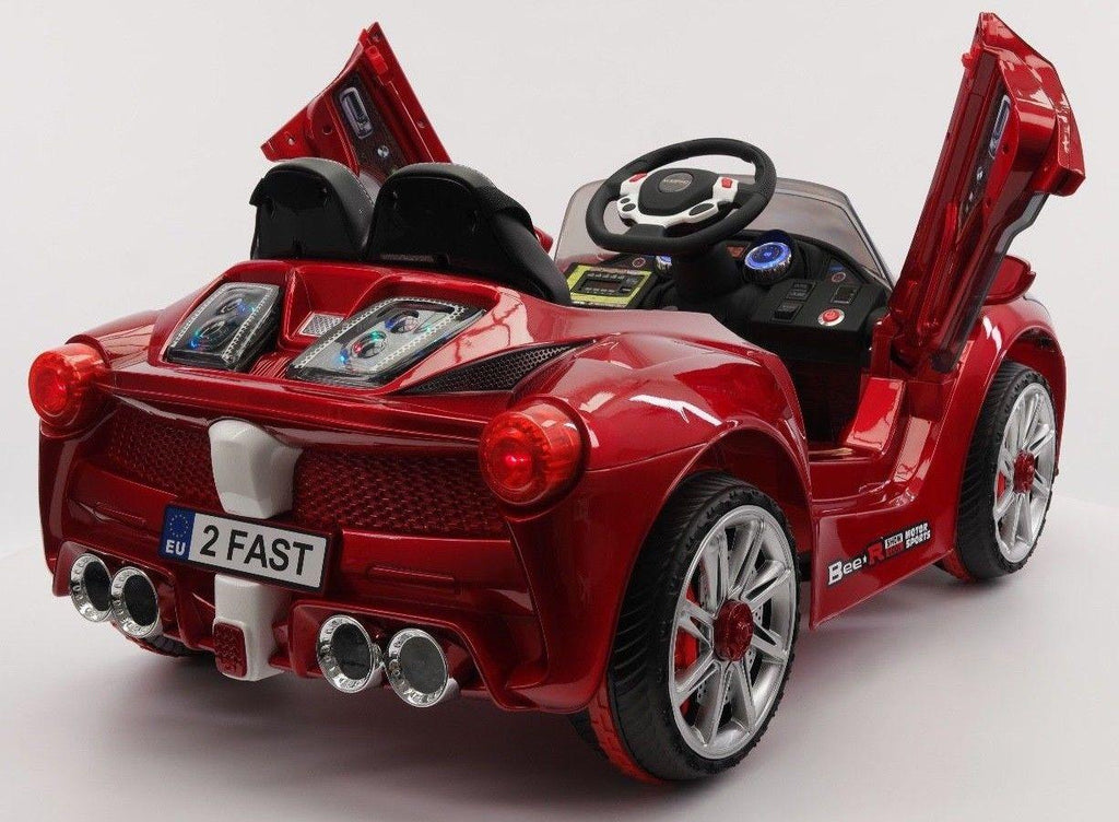 CarZ4KidS SPIDER GT 12V ELECTTRIC KIDS RIDE ON TOY CAR BATTERY POWERED LED WHEELS PARENTAL REMOTE MP3 PLAYER  | CHERRY RED