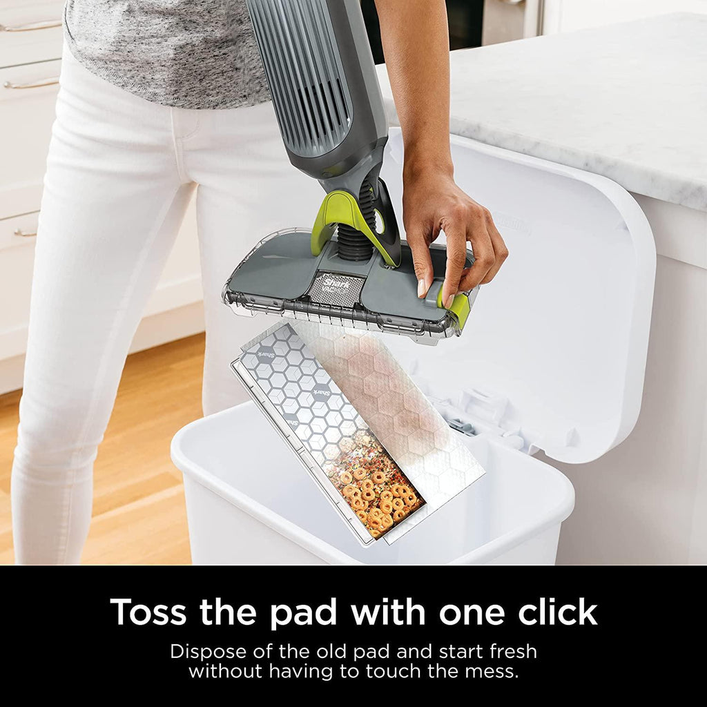 Shark VMP30 VACMOP Disposable Hard Floor Vacuum and Mop Pad Refills White, 30 Count (pack of 1) (Packaging May Vary)