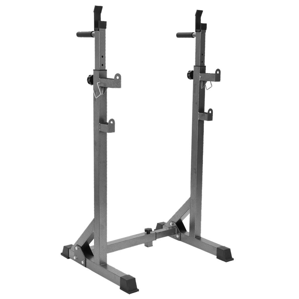 Adjustable Barbell Rack Weight Lifting Bench Press Squat Rack