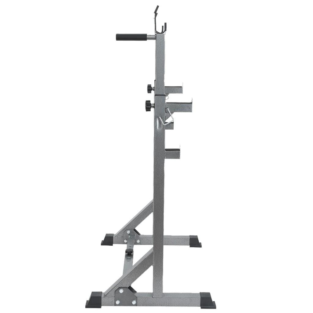 Adjustable Barbell Rack Weight Lifting Bench Press Squat Rack