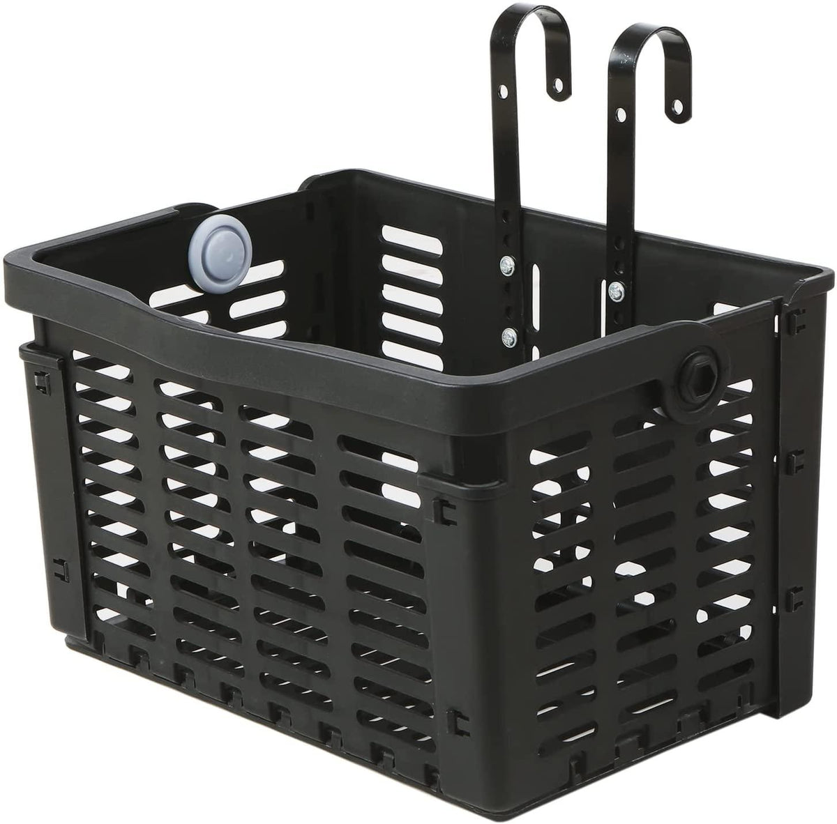 DALIZHAI777 Bike Bag Bike Front Basket Detachable Plastic Bike Handlebar Front Basket with Handle Durable Bicycle Rear Rack Luggage Carrier Hanging Basket Bicycle Accessories