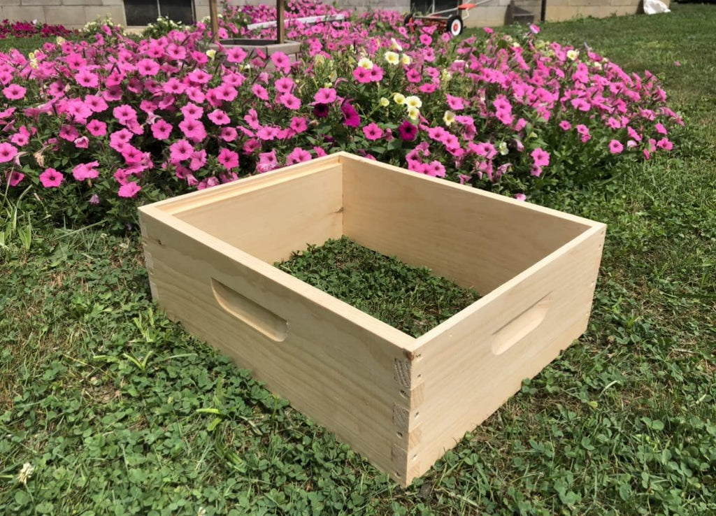 little larue apiary 10 frame 2 deep &amp; 3 medium beekeeping bee hive body only (un-assembled) langstroth made in usa (screen bottom)