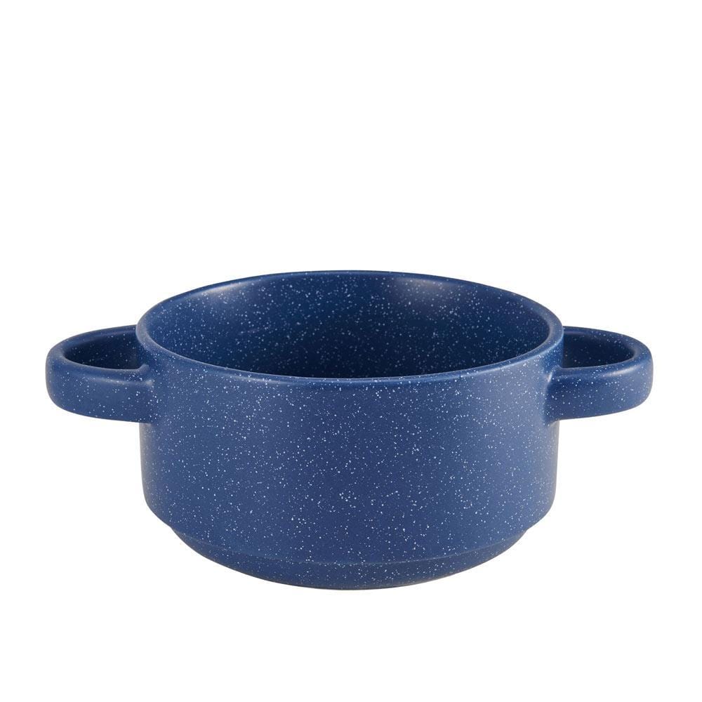 Double Handled Set of 6 Bowls, Assorted