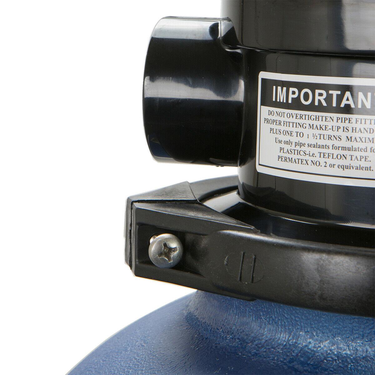 2400gph 12" sand filter above ground swimming pool pump intex compatible