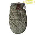 Fashion Pet Outdoor Dog Leather Detail Dog Coat - Olive Green X-Lar- (Fits 24"-29" Neck to Tail) - Pack of 12