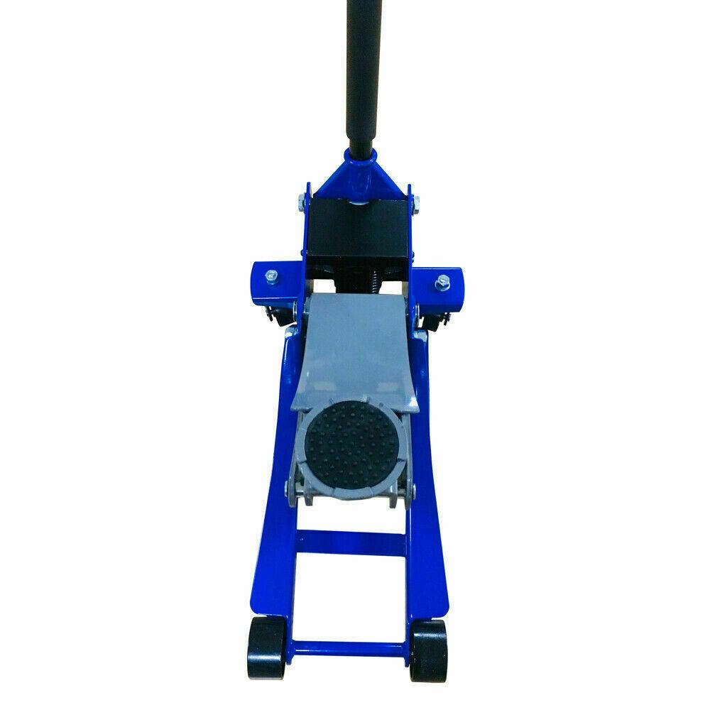 3 Ton Blue Heavy Duty Hydraulic Floor Jack for Truck Trailer Car Steel US