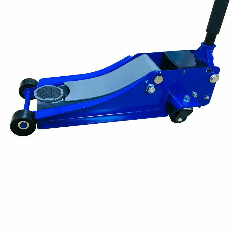 3 Ton Blue Heavy Duty Hydraulic Floor Jack for Truck Trailer Car Steel US