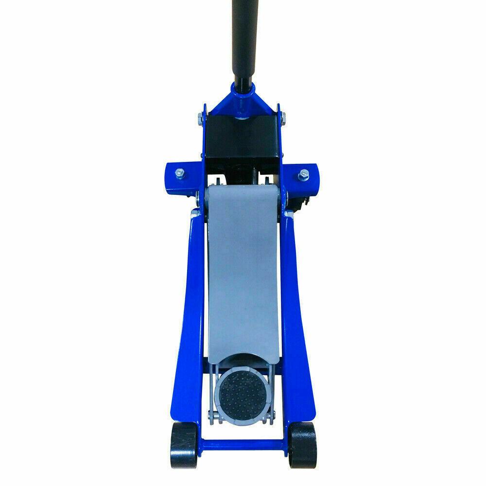 3 Ton Blue Heavy Duty Hydraulic Floor Jack for Truck Trailer Car Steel US