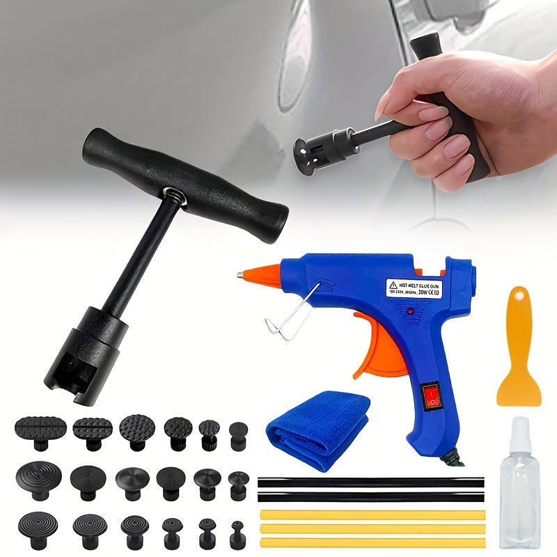Car Dent Repair Tool Puller Kit Professional Auto Body Part Sheet Metal Dent Removal Hand Tools Set Automobile Accessories Tools