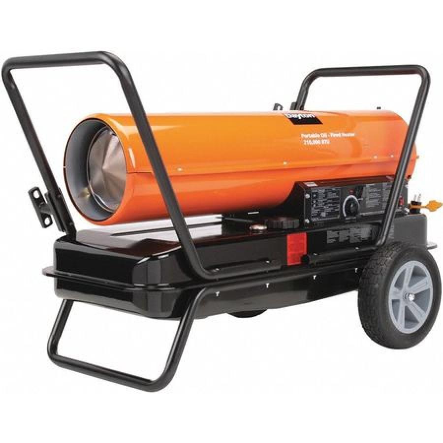 DAYTON Oil Fired Torpedo Heater,210,000 BtuH 3VE52
